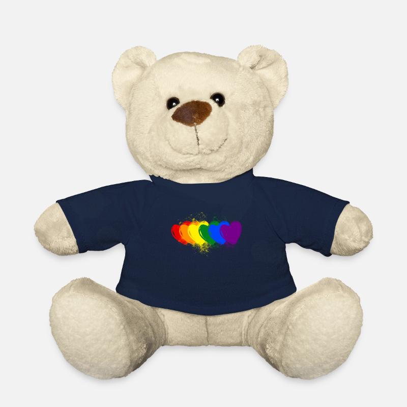 bunte Herzen - Teddy - French Navy
