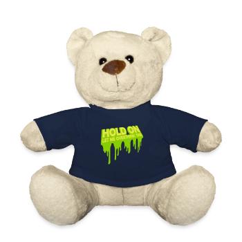 Let me overthink this - Teddy Bear - french navy - Front