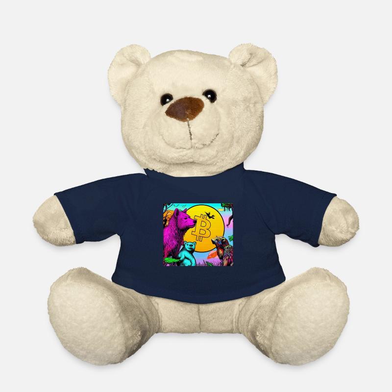 Krypto Pop Art - Teddy - French Navy