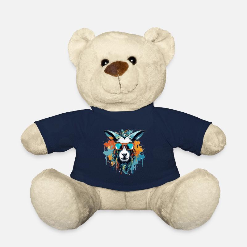 Party Bock in bunten Farben - Teddy - French Navy