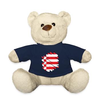 Bremen Flagge Bremer Fahne - Teddy - French Navy - Vorne