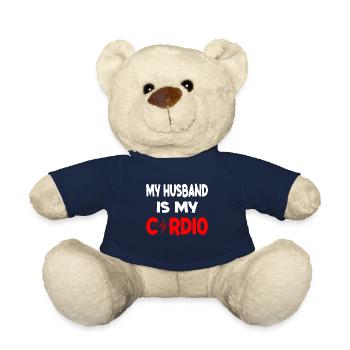 Mein Mann ist mein Cardio - Teddy - French Navy - Vorne
