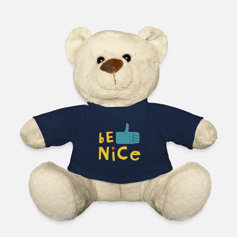 Be nice - Teddy Bear - french navy