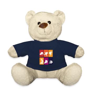 Jiu-Jitsu-T-Shirt - Teddy - French Navy - Vorne