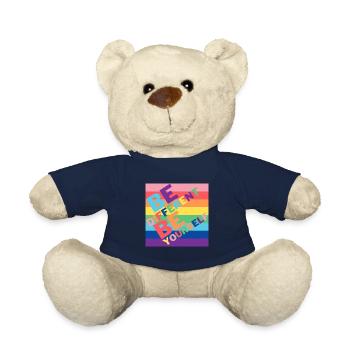Be different - Teddy Bear - french navy - Front