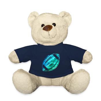 Gemalter American Football - Teddy - French Navy - Vorne