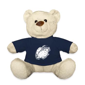 Rugby Player Rugby Gift Rugby Coach - Teddy Bear - french navy - Front