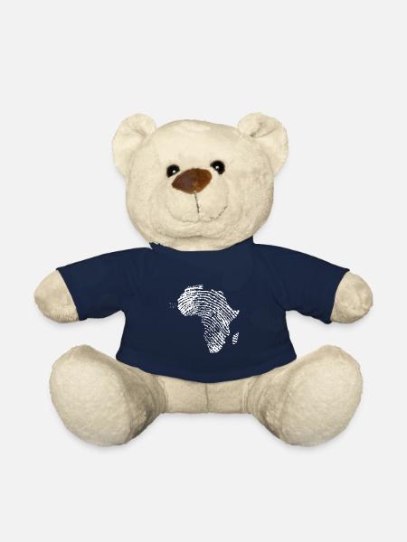 Afrika Kontinent Fingerabdruck Afrikanische DNA - Teddy - French Navy