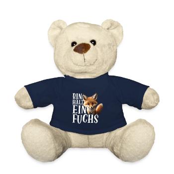 Bin halt ein Fuchs Fuchsliebhaber Statement - Teddy - French Navy - Vorne