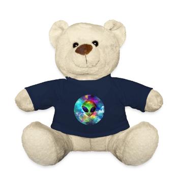 Außerirdischer Kopf vor seinem Planeten - Teddy - French Navy - Vorne