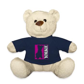 Yorkie Yorkshire Terrier Silhouette - Teddy - French Navy - Vorne