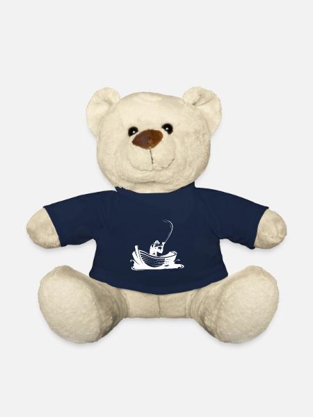 Anglers - Fisherman - Boat - Fishing - Teddy Bear - french navy