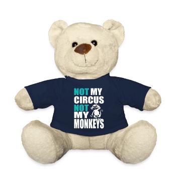 Not my circus not my monkeys 4- Not my circus - Teddy Bear - french navy - Front