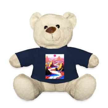 RED RIVER - Teddy Bear - french navy - Front