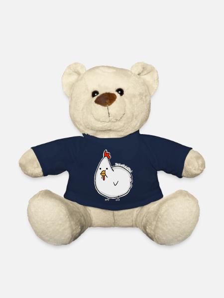 Emma - Premium Longsleeve - Women - Teddy Bear - french navy
