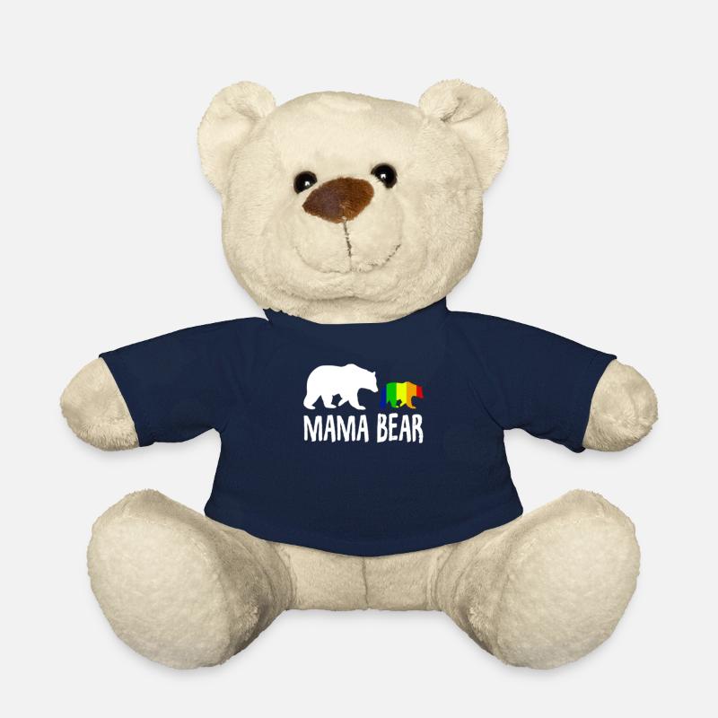 Mama Bär | LGBTQ| Stolz| Lesbisch| Schwul| Mutter| Mama| - Teddy - French Navy