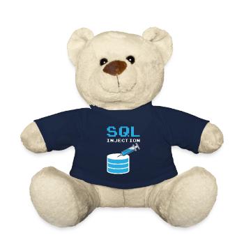 SQL Injection For SQL database admins - Teddy Bear - french navy - Front