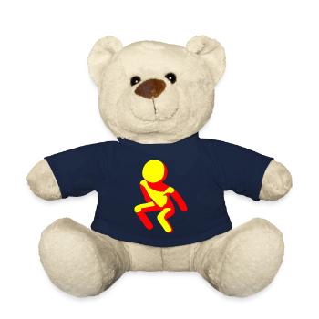 For the Mechelen supporter - Teddy Bear - french navy - Front