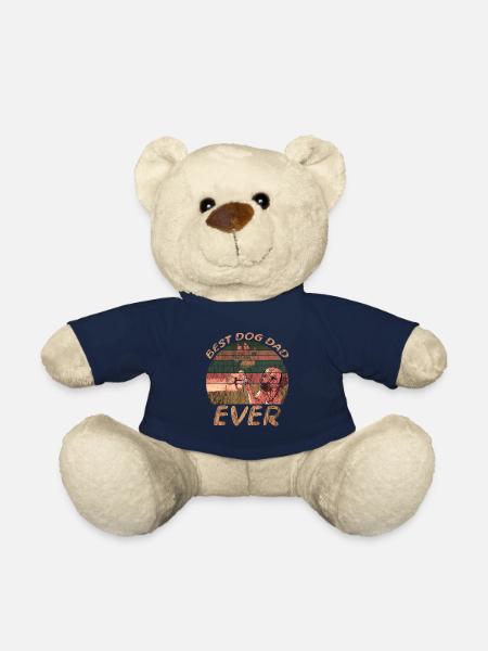 Meilleur papa chien - Nounours - bleu marine