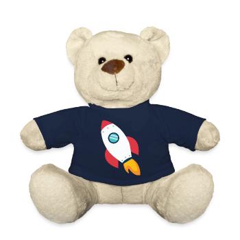 rocket - Teddy Bear - french navy - Front