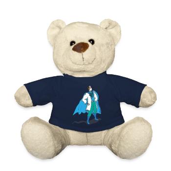 Docteur Doctor Doc Superhero - Nounours - bleu marine - Devant