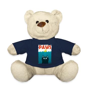 Pattes - Grands chats de requin blanc - Nounours - bleu marine - Devant