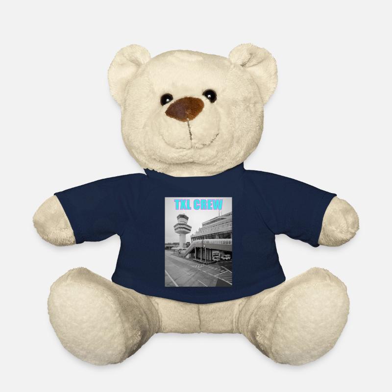 TXL CREW schwarz/weiß + türkis - Teddy - French Navy