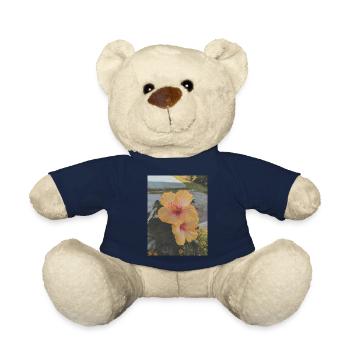 FLEURS D’HIBISCUS - Nounours - bleu marine - Devant