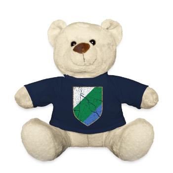 Abruzzo coat of arms - Teddy Bear - french navy - Front