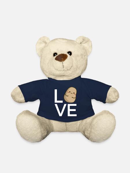Love pomme de terre - Nounours - bleu marine