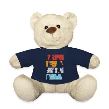 Pêche Poisson pêche Pêche - Nounours - bleu marine - Devant