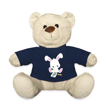Osterhase - Teddy - French Navy - Vorne