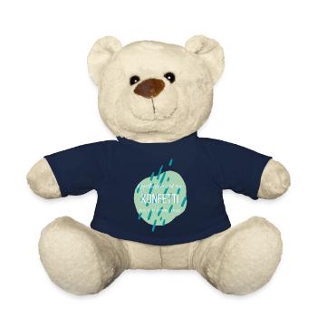 Regentropfen sind nur Konfetti... - Teddy - French Navy - Vorne