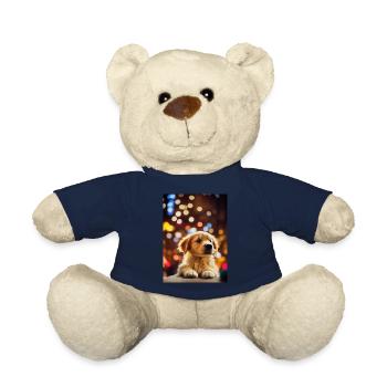Chiot de Noël - Nounours - bleu marine - Devant