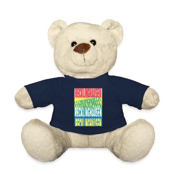 Recklinghausen Deutschland Stadt Schrift Skyline - Teddy - French Navy - Vorne