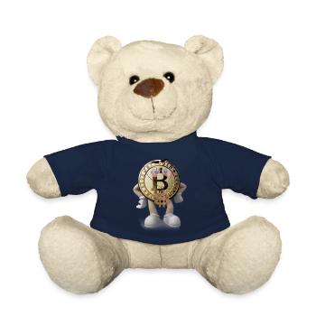 Bitcoin Dude - Teddy - French Navy - Vorne