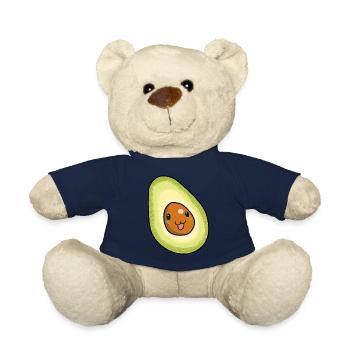 Avocado Frucht naschen Speise Früchte Vitamine - Teddy - French Navy - Vorne