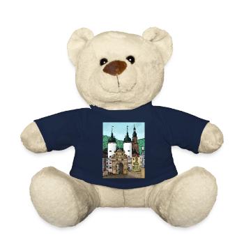 Heidelberg Altstadt, Heidelberg Germany - Teddy Bear - french navy - Front