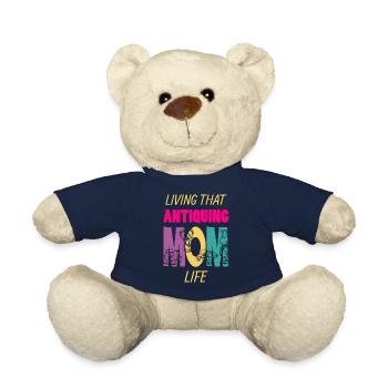 Living That Antiquing Mom Life Antiques Mama - Teddy Bear - french navy - Front