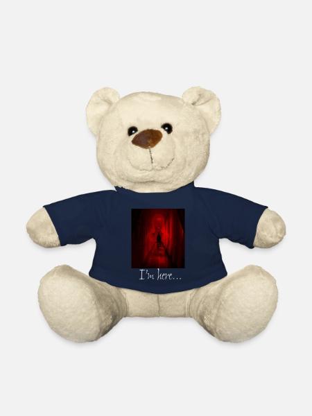 Red ghost - Teddy Bear - french navy