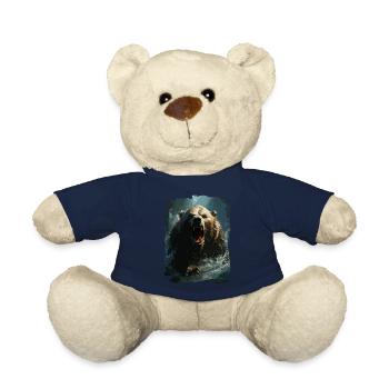 Grizzlybär Bär Tier Wald Natur Grizzly - Teddy - French Navy - Vorne