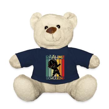 Schulkind 2023 Geschenk - Teddy - French Navy - Vorne