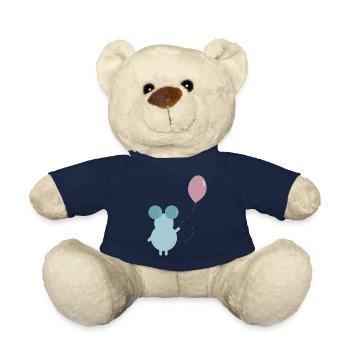 MOUSE HOLDING A BALLOON ILLUSTRATION - Teddy - French Navy - Vorne