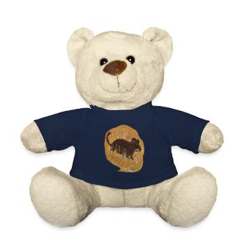 A degu - Teddy Bear - french navy - Front