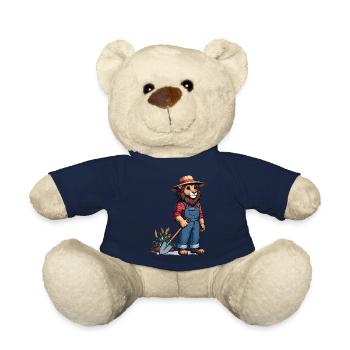 Cute Lion Farmer - Teddy - French Navy - Vorne