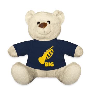 Trompette Grande - Nounours - bleu marine - Devant