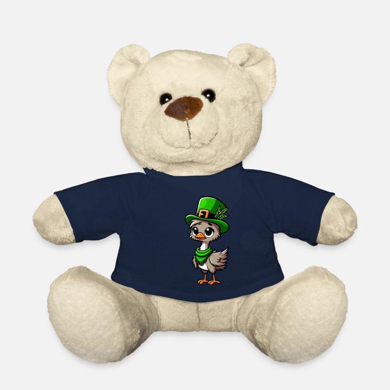 Émeu de la Saint-Patrick et Maine Coon - Nounours - bleu marine