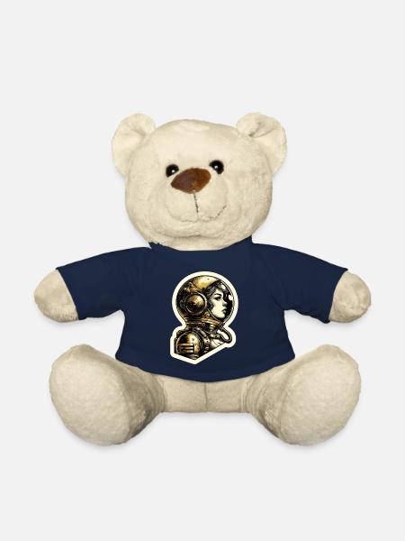 Space girl - Teddy Bear - french navy