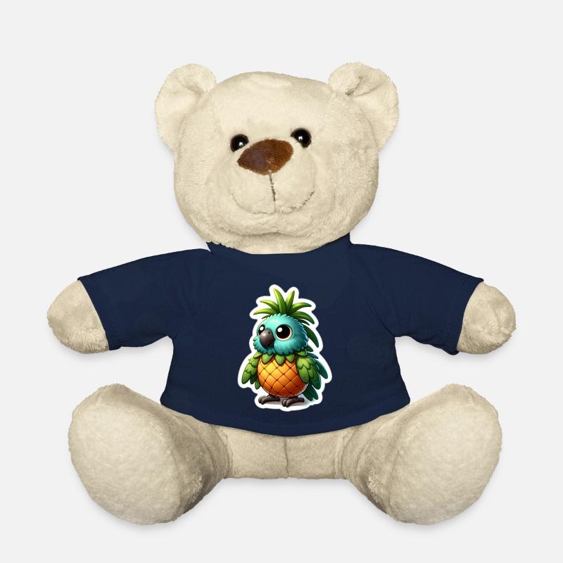 Petit perroquet mignon - Nounours - bleu marine