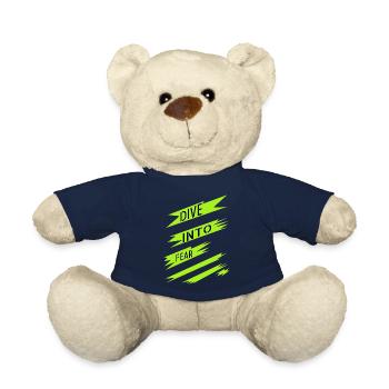 fun embracing courage courage and strength awesome - Teddy - French Navy - Vorne